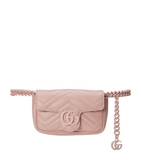 gucci gg embossed belt bag|gucci 100 gg marmont belt.